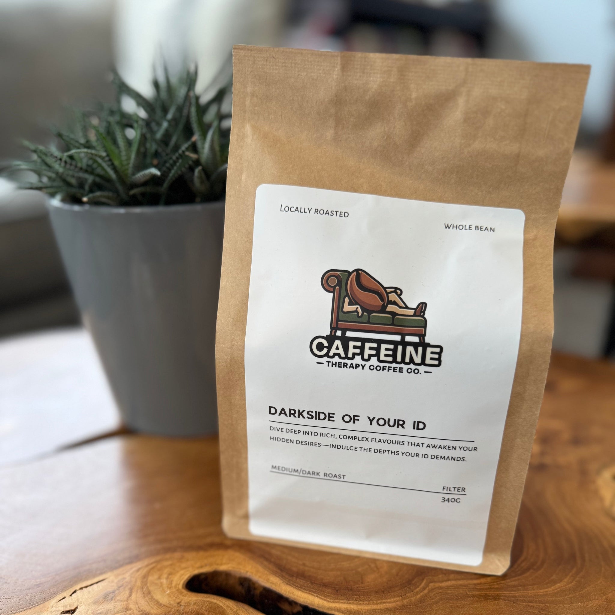 Dark Side Of Your Id - Medium/Dark roast coffee. 340g