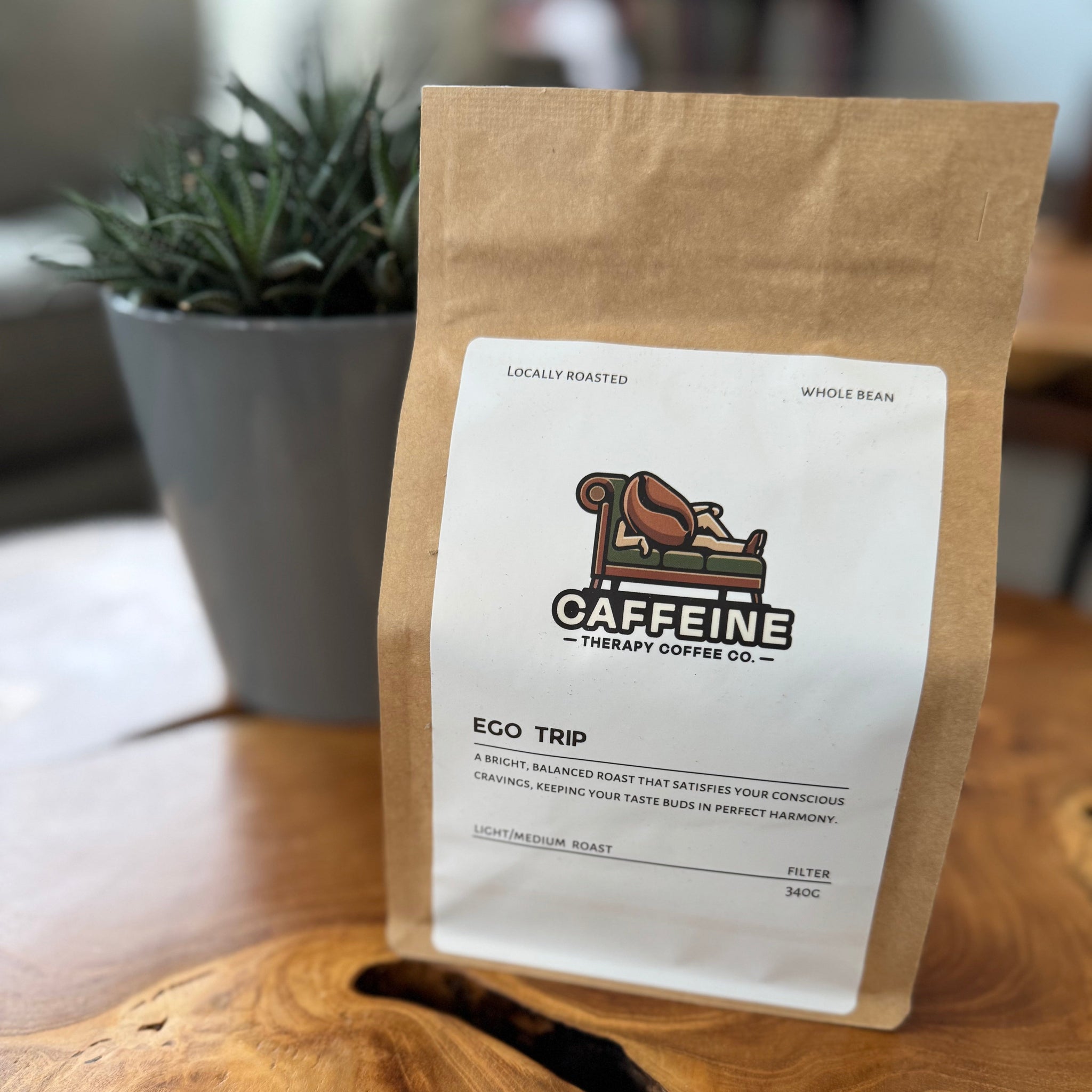 Ego Trip - Light/Medium roast coffee. 340g